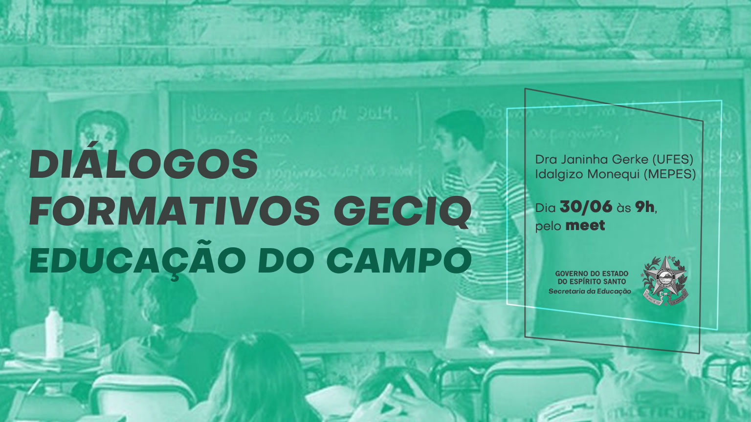 Read more about the article Formação sobre Educação no Campo será realizada na próxima terça-feira (30)