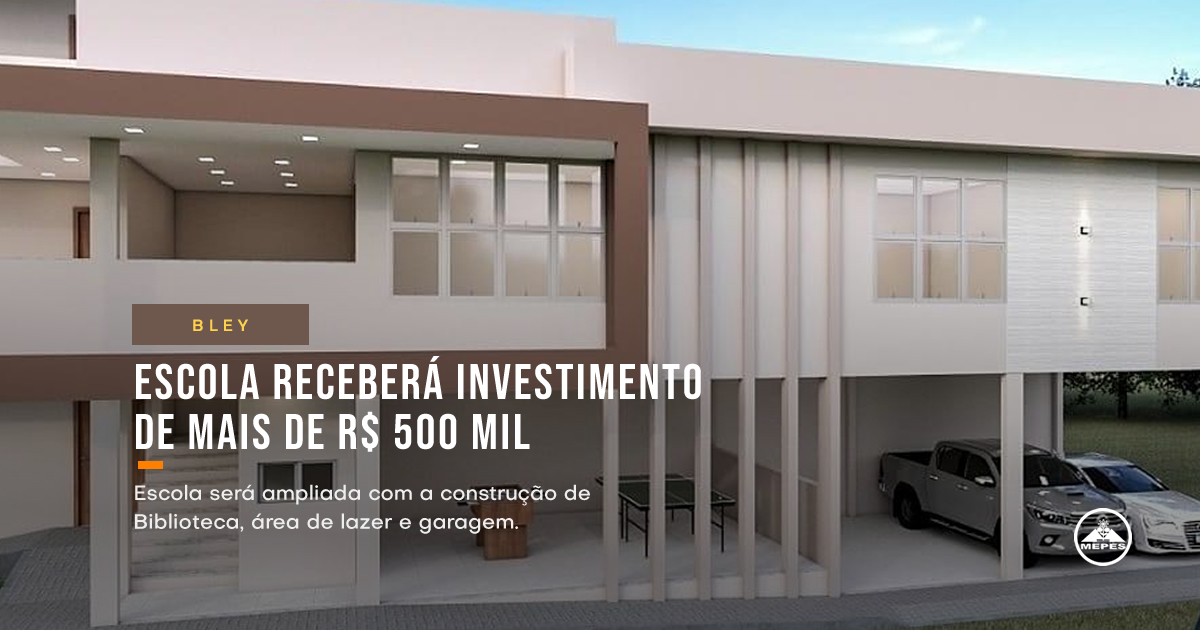 Read more about the article Escola receberá investimento de mais de 500 mil reais