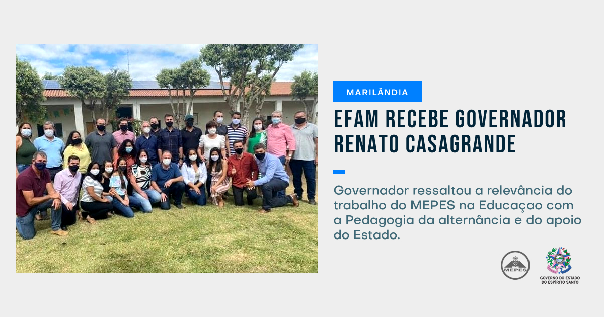 Leia mais sobre o artigo EFAM recebe Governador Renato Casagrande