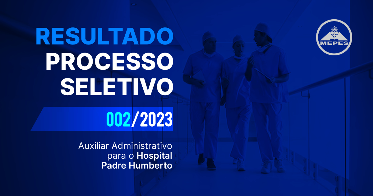 Resultado do Edital 002/2023