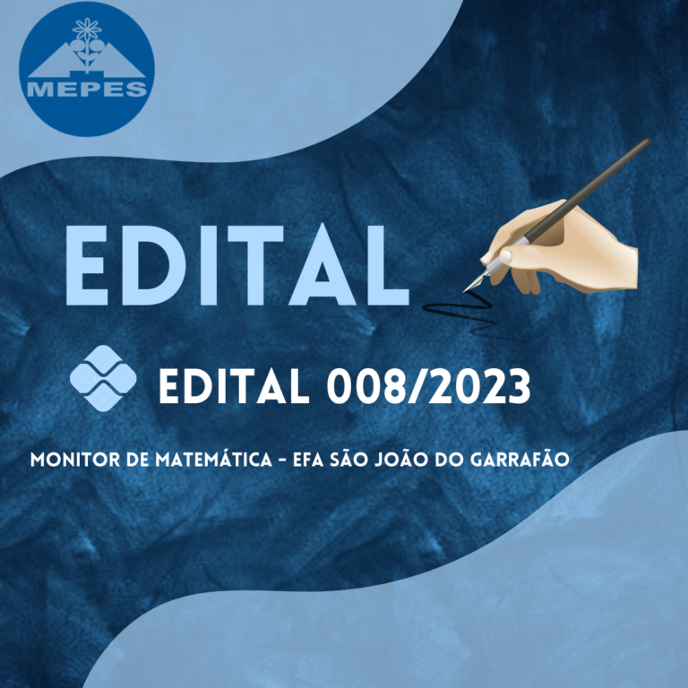 Leia mais sobre o artigo EDITAL 008-2023