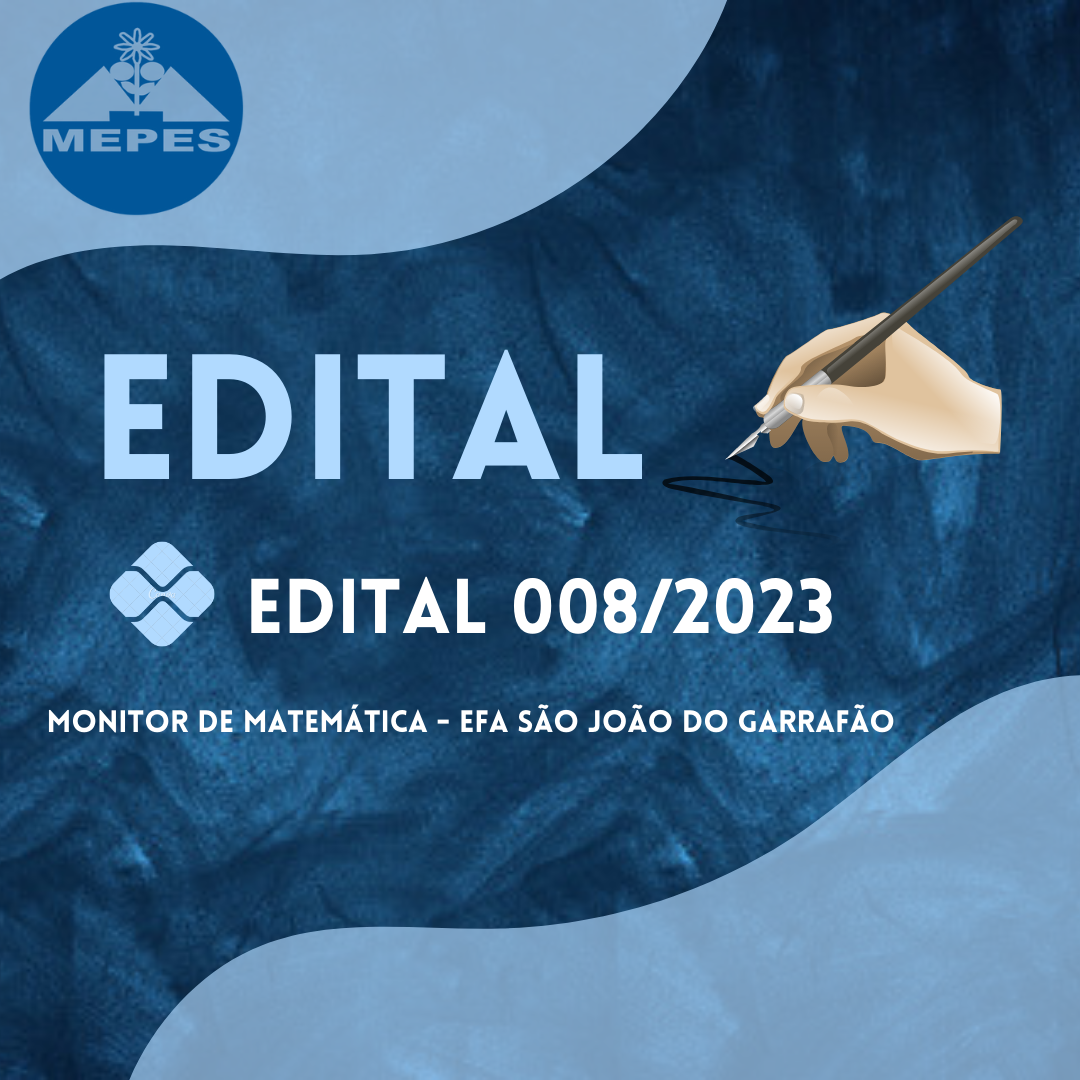 Read more about the article EDITAL 008-2023