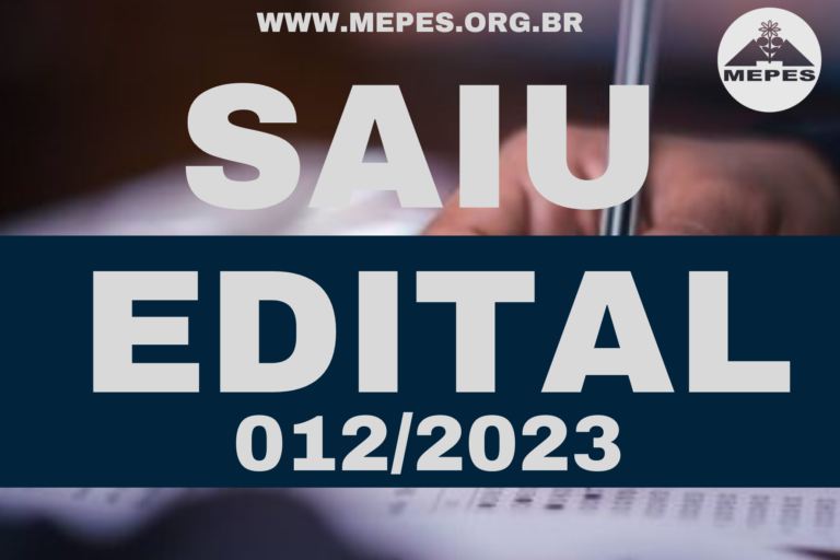 Leia mais sobre o artigo EDITAL 012/2023