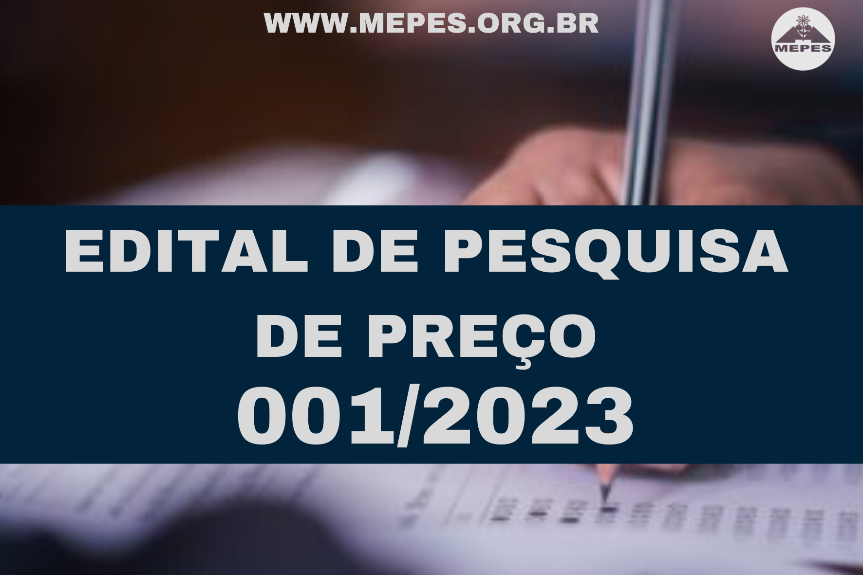 Leia mais sobre o artigo EDITAL DE PESQUISAS DE PREÇOS 001/2023