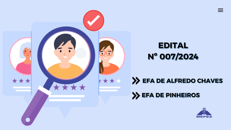 Leia mais sobre o artigo PROCESSO SELETIVO 007/2024