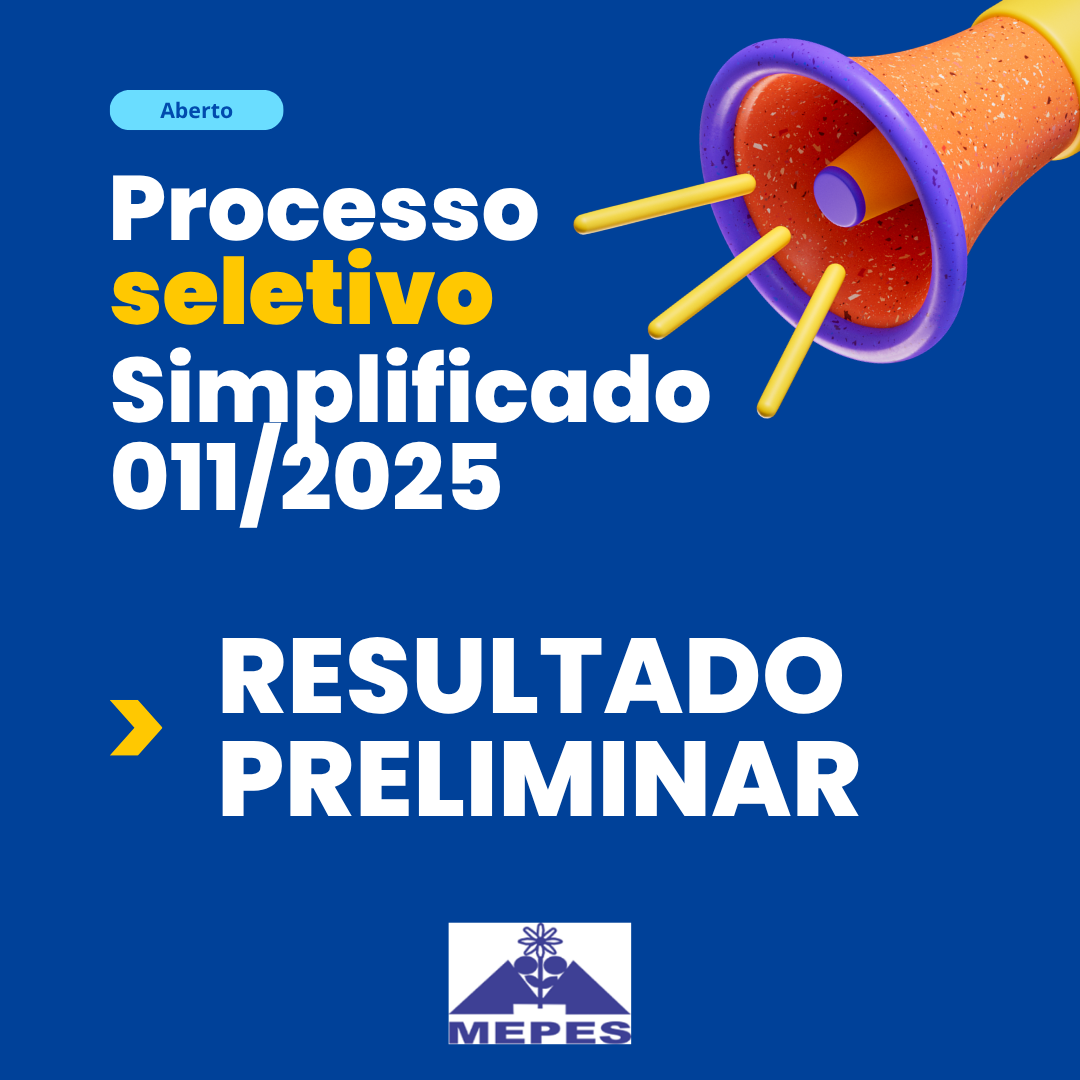 Leia mais sobre o artigo RESULTADO PRELIMINAR DO PROCESSO SELETIVO 011/2025