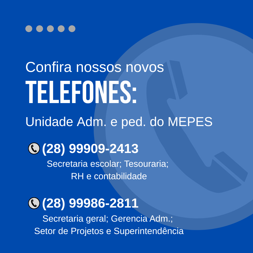 Leia mais sobre o artigo Novos números telefônicos