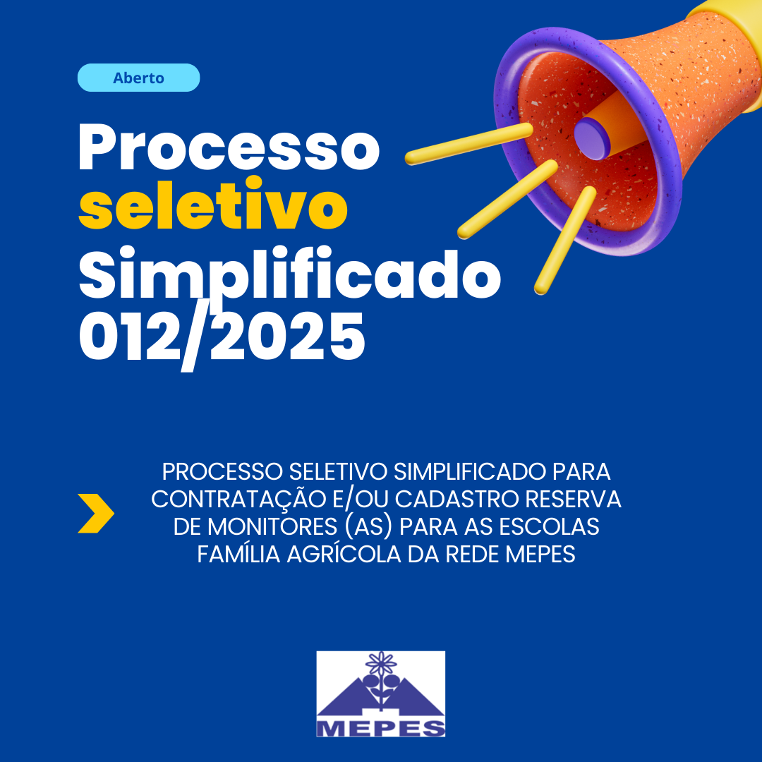Leia mais sobre o artigo PROCESSO SELETIVO 012/2025